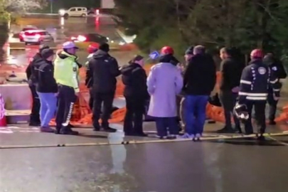 Beton bariyere çarpan motosikletin sürücüsü öldü