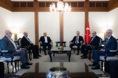 Dışişleri Bakanı Fidan, Hamas heyetiyle bir araya geldi