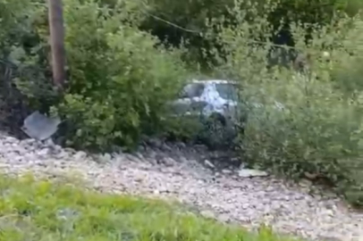 Mersin’de otomobil şarampole devrildi: 1 ölü, 1 yaralı