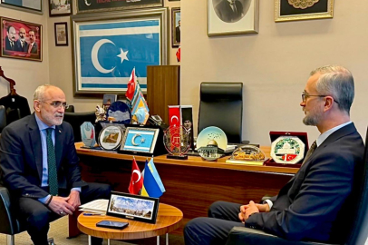 Cumhurbaşkanı Başdanışmanı Topçu, Ukrayna Büyükelçisi Celal ile görüştü