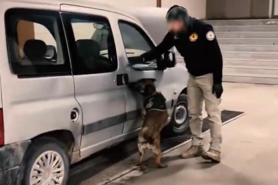 Direksiyon aksamına zulalanmış 762 gram skunk ele geçirildi