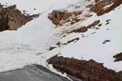 Şırnak’ta çığ düşen kara yolu ulaşıma kapandı