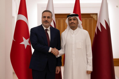 Bakan Fidan'ın diplomasi trafiği: Katarlı mevkidaşı Al Sani ile görüştü