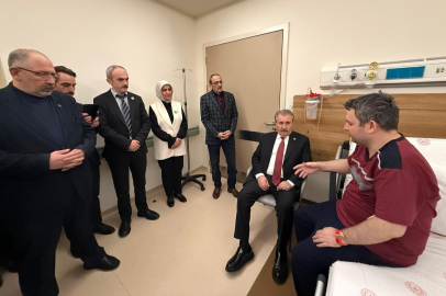 Destici'den, kaza geçiren Kaymakam Kurt’a hastanede ziyaret