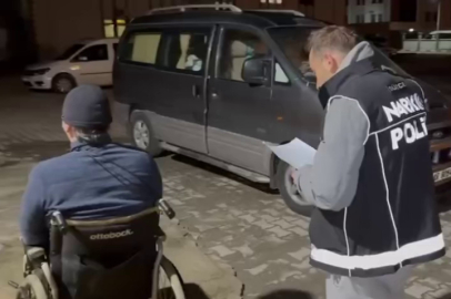 Bedensel engelli, 12 kilo uyuşturucuyla yakalandı