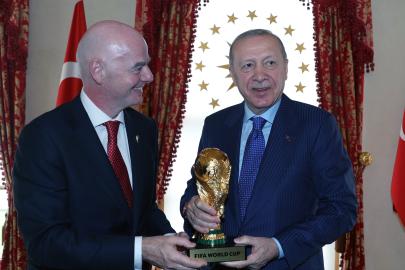 Cumhurbaşkanı Erdoğan, FIFA Başkanı Infantino’yu kabul etti