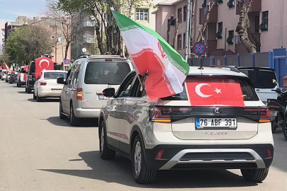 Iğdır’dan İran'a destek: Yüzlerce araçlık konvoy oluşturuldu