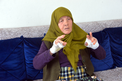 Komşu dehşeti! 85 yaşındaki kadına bıçak çekti, bileziklerini gasp etti