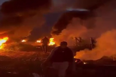 Meyveleri zirai don vurmasın diye ateş yakıp nöbet tuttular