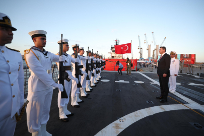 Somali’de Çağrı Bey Sondaj Sahası Gemi Karşılama Töreni düzenlendi