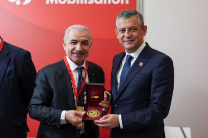 CHP Genel Başkanı Özel, eski Filistin Başbakanı Iştiyye ile görüştü