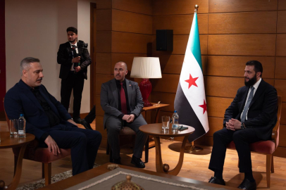 Suriye Cumhurbaşkanı Şara, Bakan Fidan'ı kabul etti