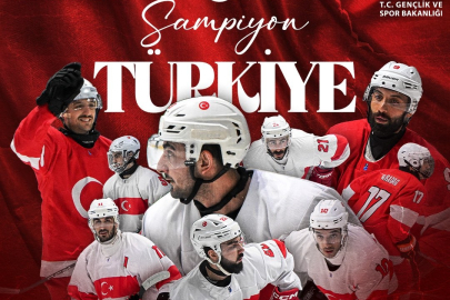 Buz hokeyinde Türkiye altın madalya kazandı