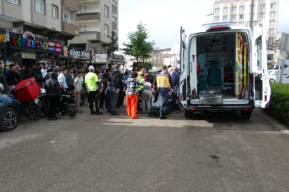 Motosiklet bebek arabasına çarptı: 2 yaralı