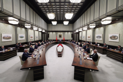 Kabine Toplantısı, Cumhurbaşkanı Erdoğan başkanlığında toplandı