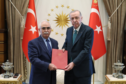 Cumhurbaşkanı Erdoğan, AYM Başkanı Özkaya'yı kabul etti