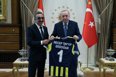 Cumhurbaşkanı Erdoğan, iş insanı Ulukaya'yı kabul etti