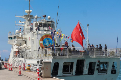 TCG Karpaz ve TCSG Yaşam gemileri, Hatay'da ziyarete açıldı