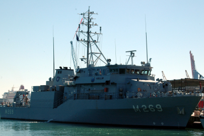 Mayın avlama gemisi ‘TCG Anamur’, 23 Nisan'da Erdek’te ziyarete açıldı