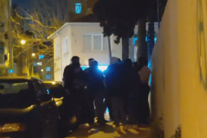 Pendik'te asker eğlencesinde iki grup arasında çıkan kavga kamerada