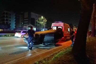 Bursa'da iki otomobil çarpıştı: 1 yaralı