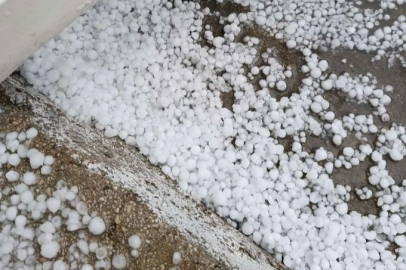 Gaziantep’te dolu yağışı, hayatı olumsuz etkiledi