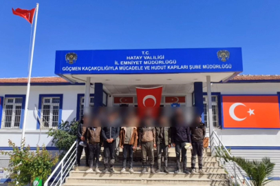 Hatay’da 14 kaçak göçmen yakalandı