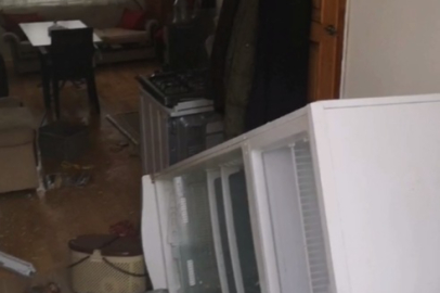 Aç kalan ayılar, pencereden girdiği yayla evini talan etti