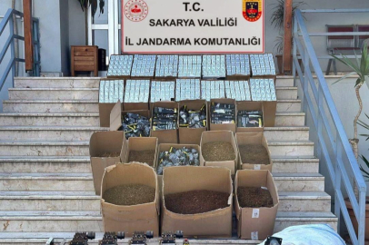 Sakarya'da 'kaçak tütün' operasyonu; 3 gözaltı