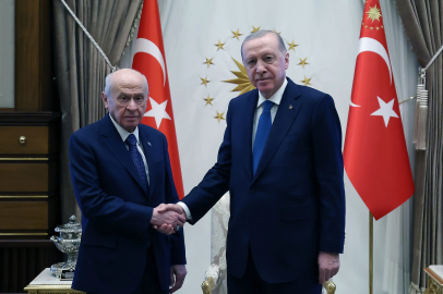 Cumhurbaşkanı Erdoğan, Devlet Bahçeli'yi kabul etti