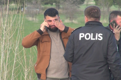 Otomobil alev aldı, sürücüsü gözyaşlarını tutamadı