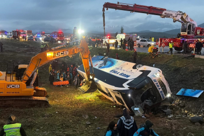 Malatya’da feci kaza! Otobüs devrildi: 4 ölü, 40 yaralı