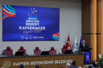 Belediye Başkanı açıkladı: Kayseri, 2029 Dünya Spor Başkenti oldu