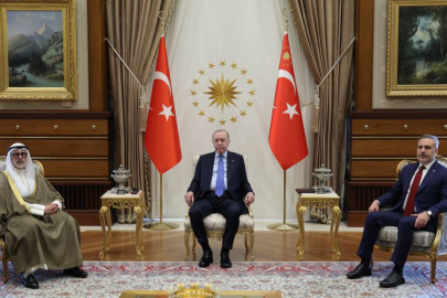 Cumhurbaşkanı Erdoğan, Kuveyt Dışişleri Bakanı Al-Sabah'ı kabul etti