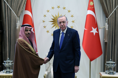 Cumhurbaşkanı Erdoğan, Suudi Arabistan Dışişleri Bakanı Faysal'ı kabul etti
