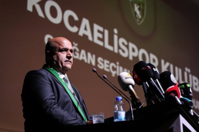 Recep Durul, yeniden Kocaelispor başkanlığına seçildi