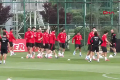 A Milli Takım, Kuzey Makedonya maçının hazırlıklarını tamamladı