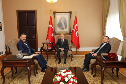 Bakanlar Çiftçi ve Gürlek'ten, Devlet Bahçeli'ye ziyaret