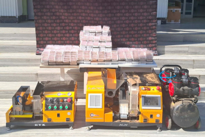 Uşak'ta 20 bin 100 adet kaçak makaron ele geçirildi