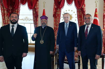 Cumhurbaşkanı Erdoğan, Sevan Sıvacıoğlu ve Patrik Maşalyan’ı kabul etti