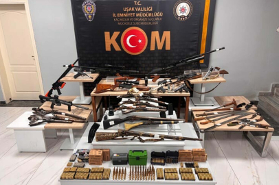 Uşak'ta silah ticaretine gözaltı