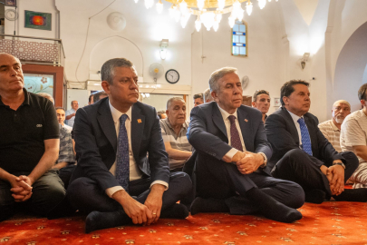 Özel ve Yavaş, Ferdi Zeyrek için okutulan Mevlid-i Şerife katıldı
