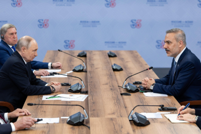 Dışişleri Bakanı Fidan, Rusya Devlet Başkanı Putin tarafından kabul edildi